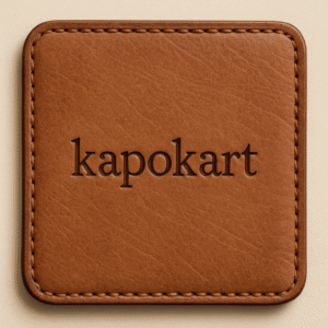 Personalized Leather Coasters